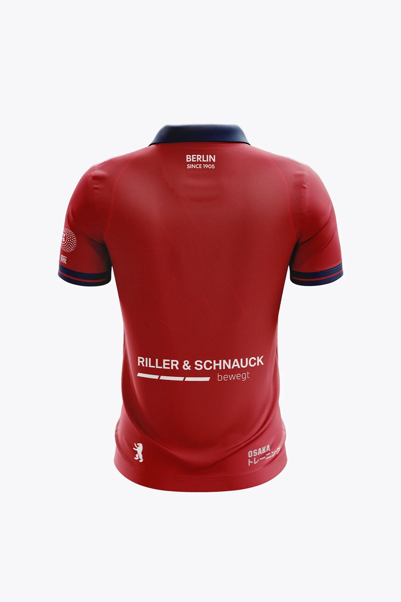 Berlin Men Polo Jersey - Red - Image 2