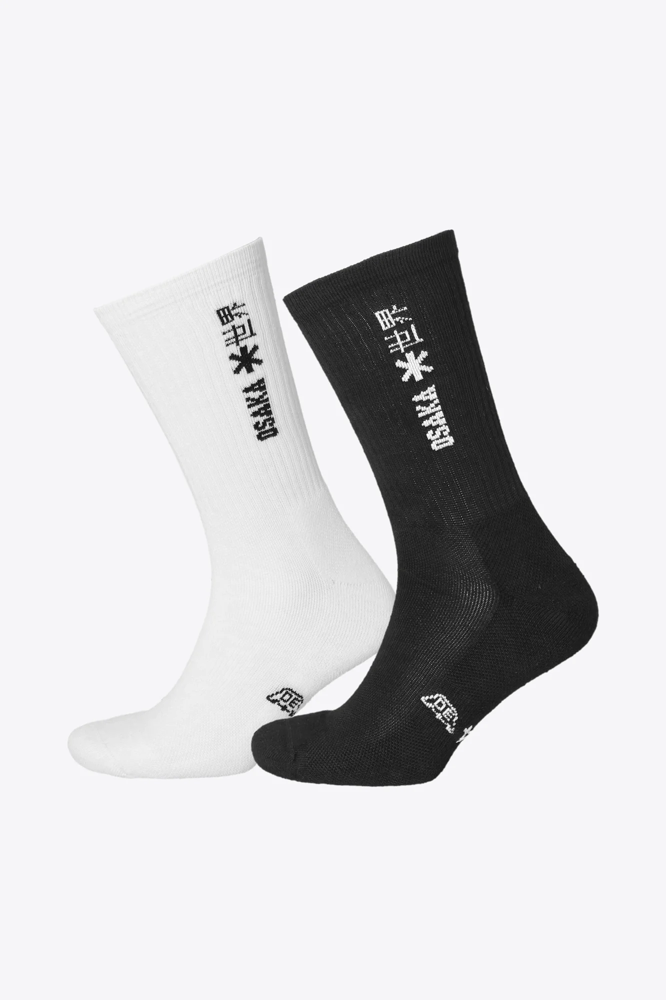 Osaka Duo Pack Sports Socks | Black-White - Image 2