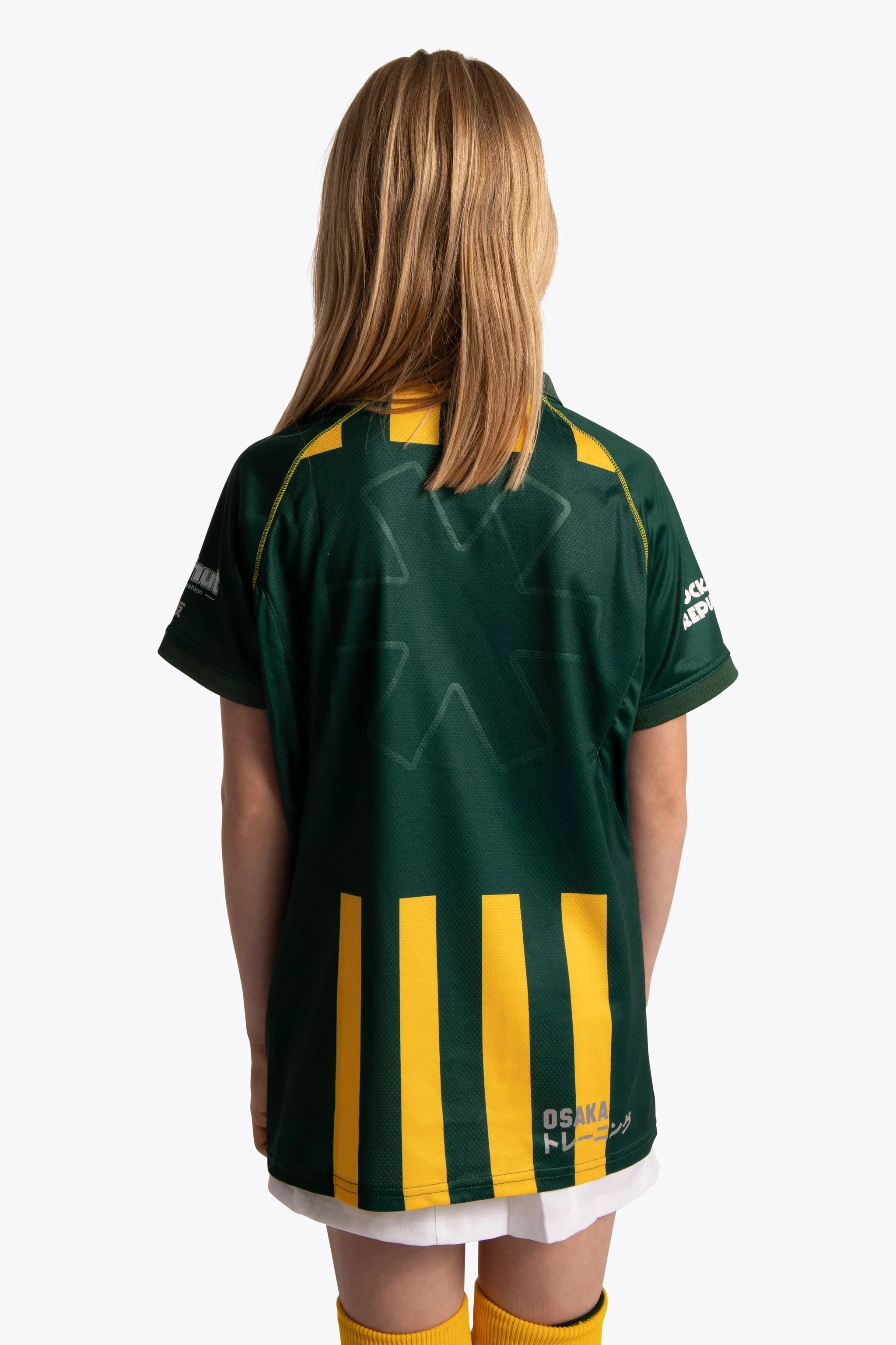 HDM Deshi Polo Jersey - Green / Yellow - Image 6