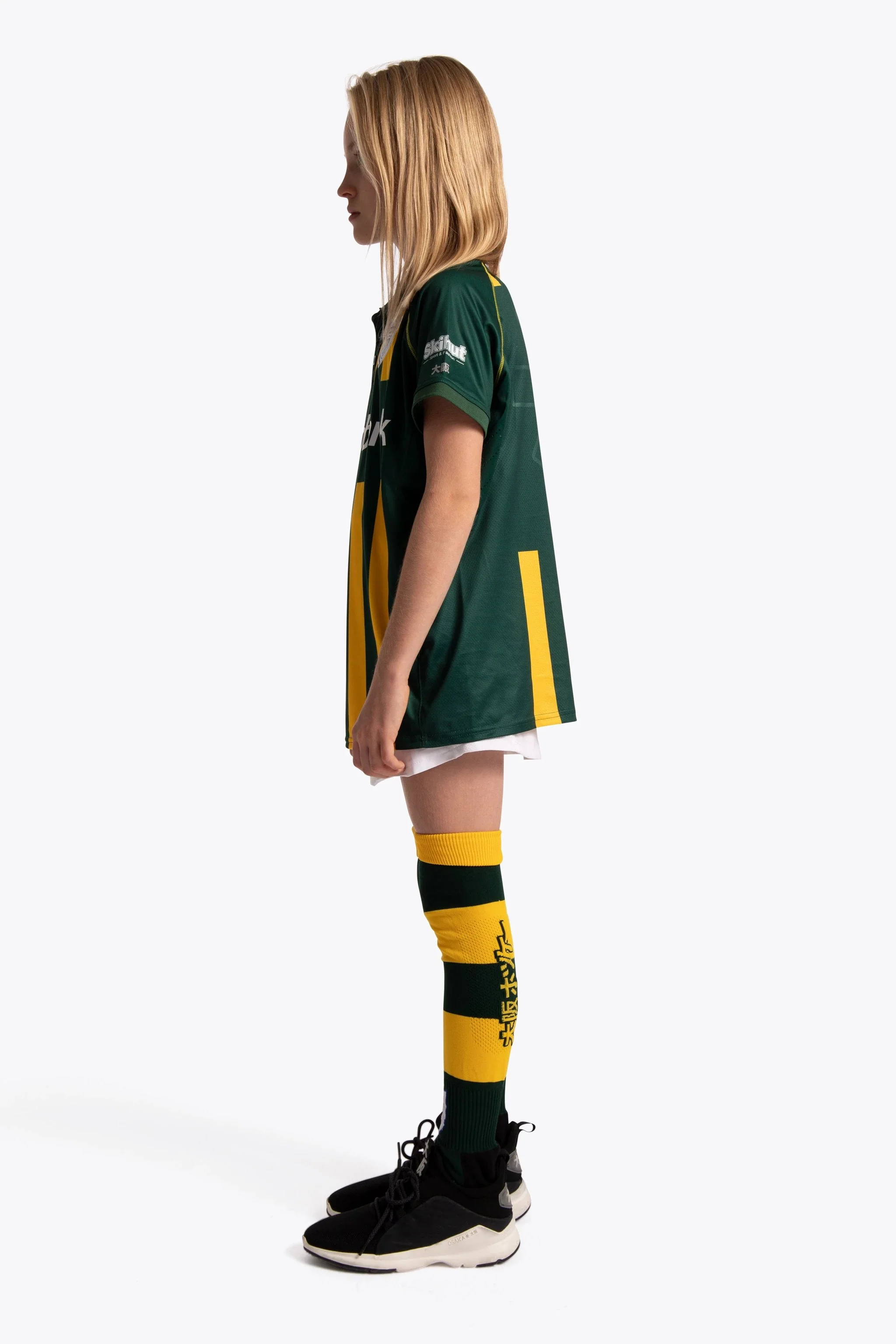 HDM Deshi Polo Jersey - Green / Yellow - Image 8