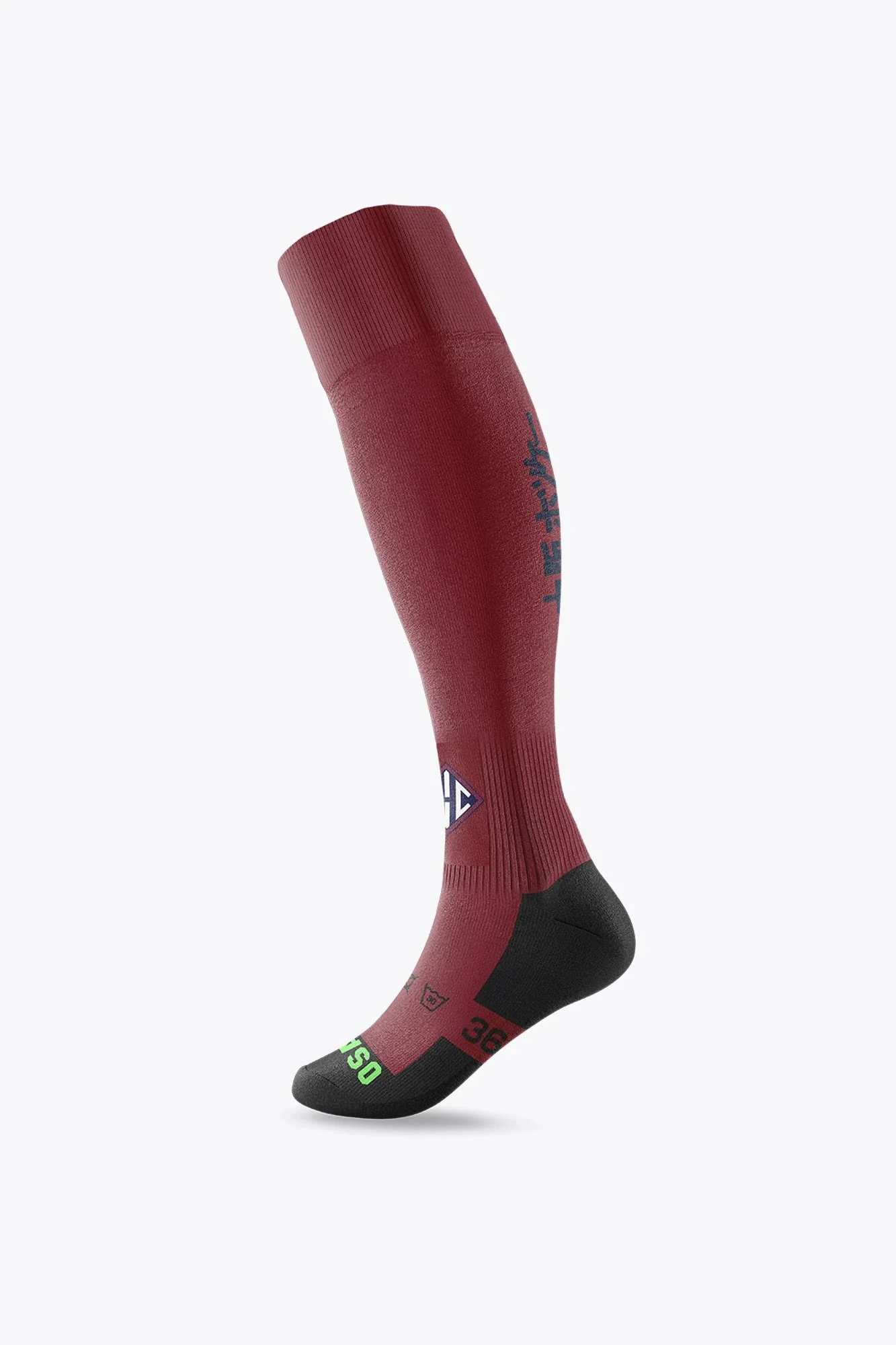 Herakles Socks | Bordeaux - Image 2