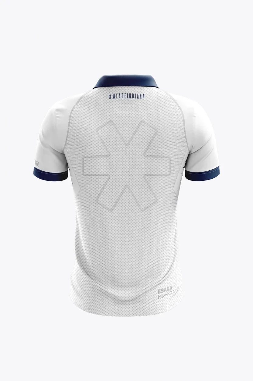 Indiana Men Polo Jersey - Retro Edition | White - Image 2