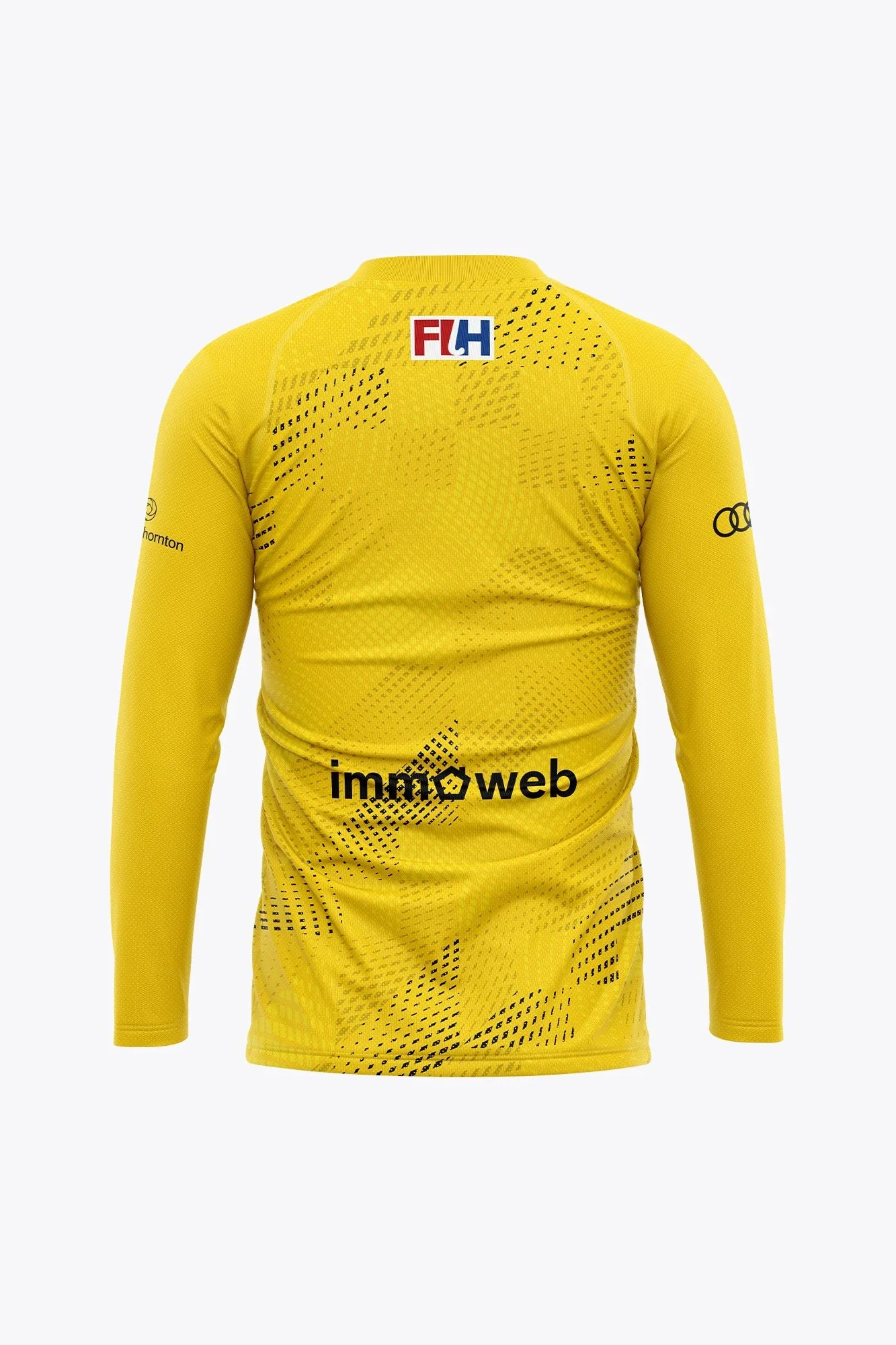Official Belgium Goal Keeper Tee Long Sleeves - Women | Yellow - Image 2