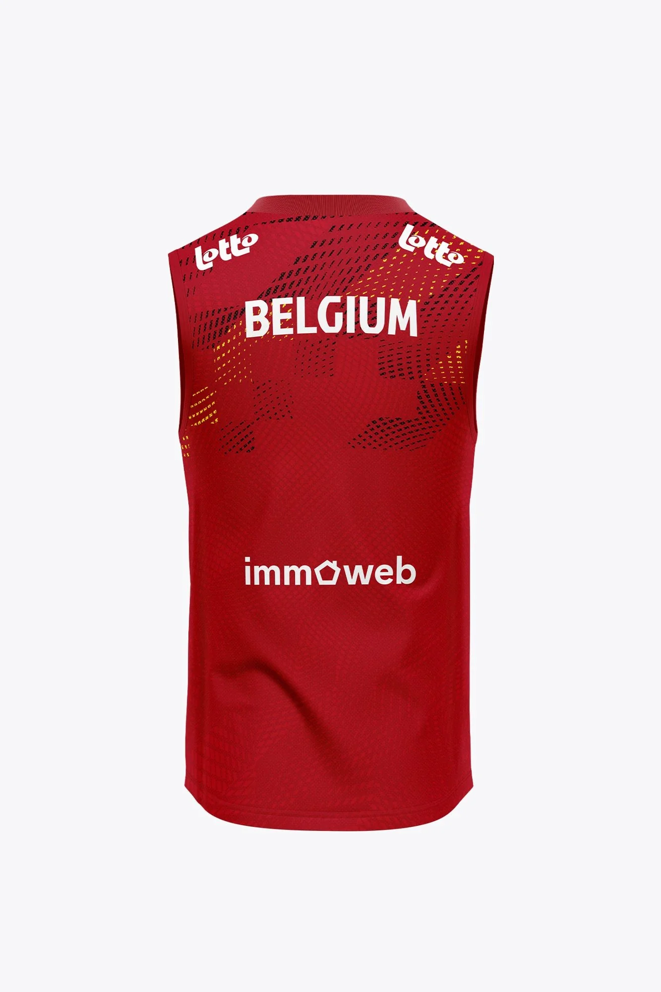 Official Belgium Men Singlet | Red - Image 2