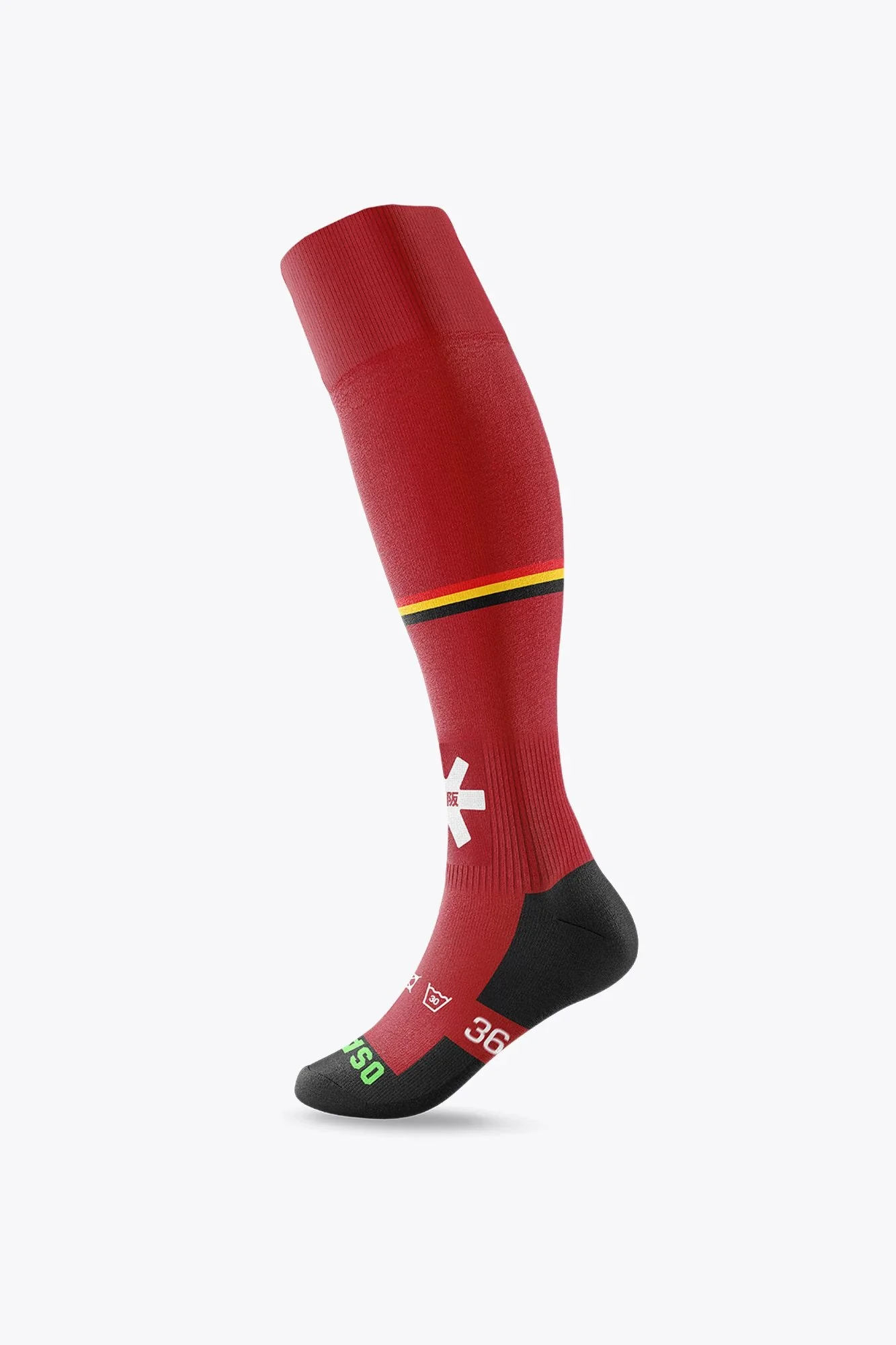Official Belgium Field Hockey Socks | Red - Image 2