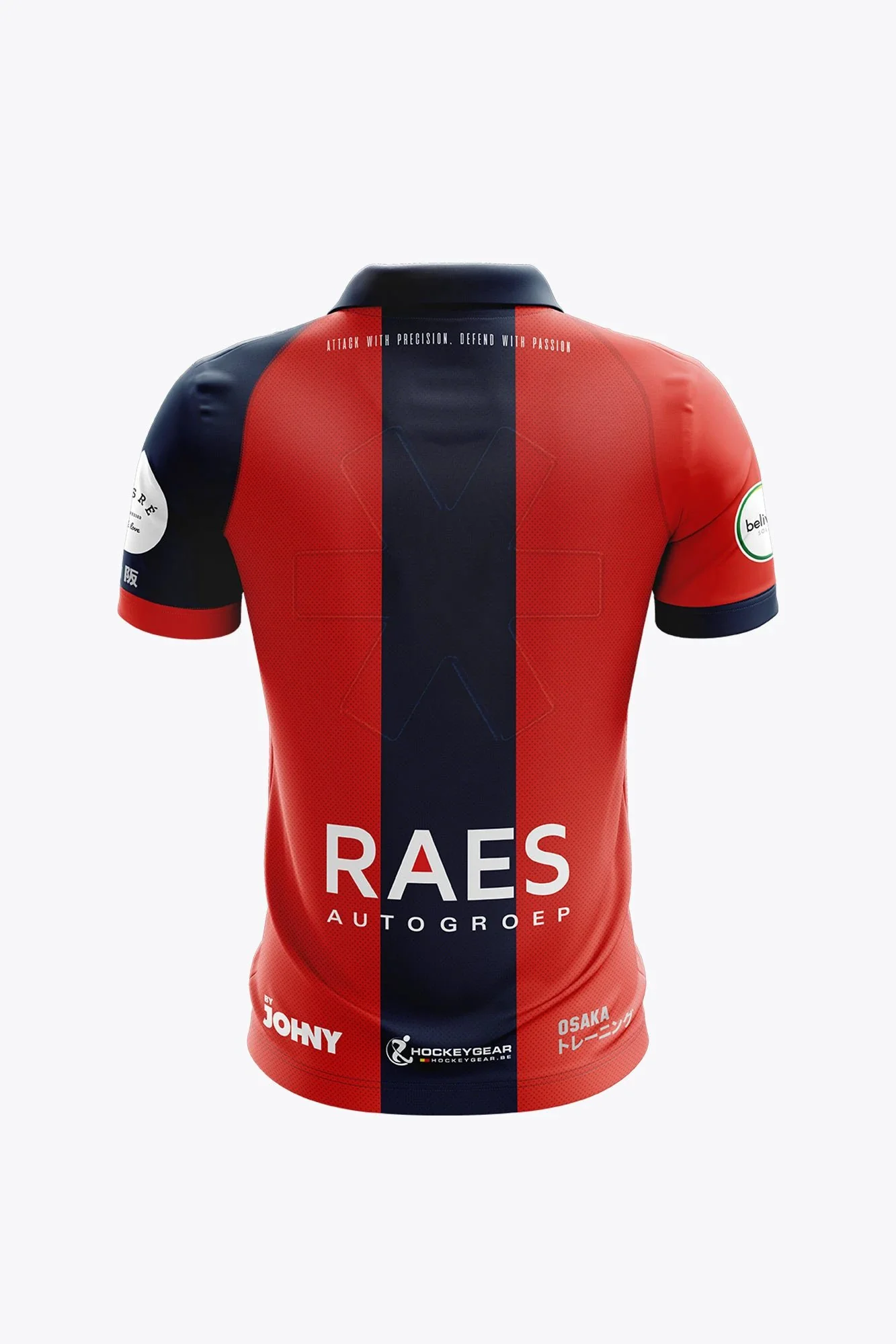 KHC Brugge Men Polo Jersey - Red/Navy - Image 2
