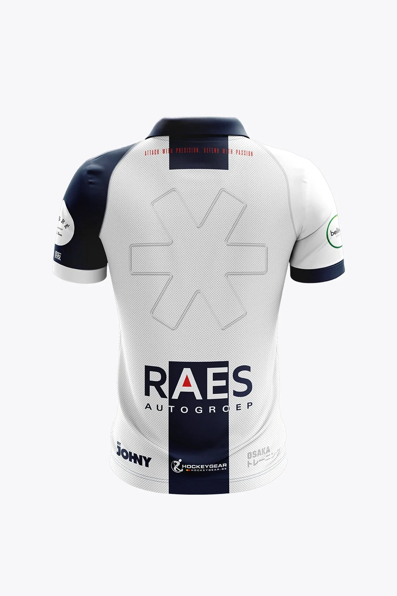 KHC Brugge Men Polo Jersey - White/Navy - Image 2