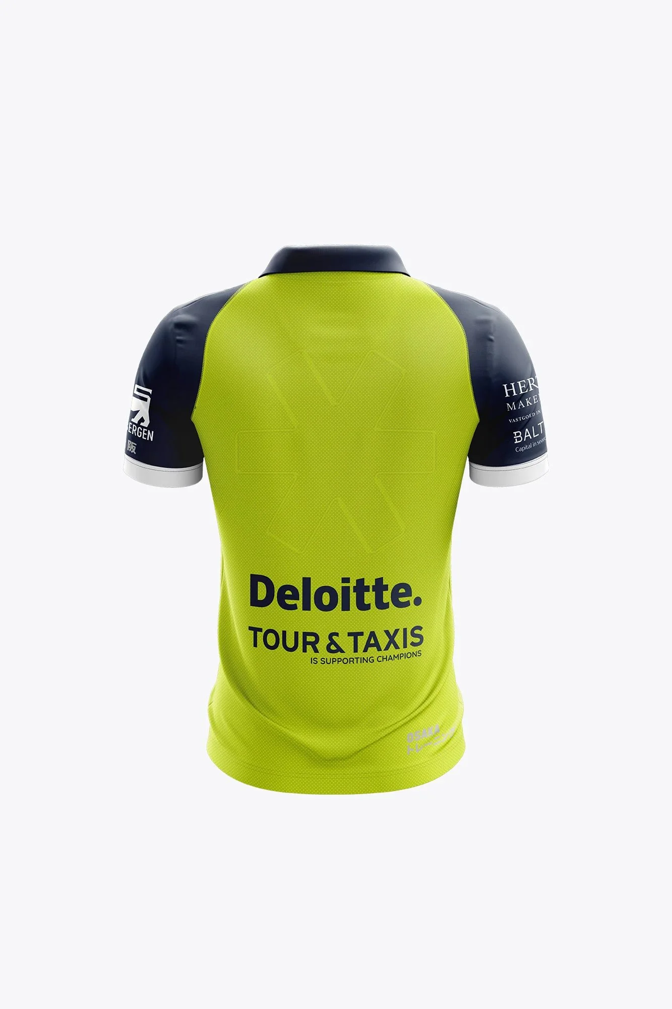 Merode Kids Polo Jersey | Navy-Lime - Image 2