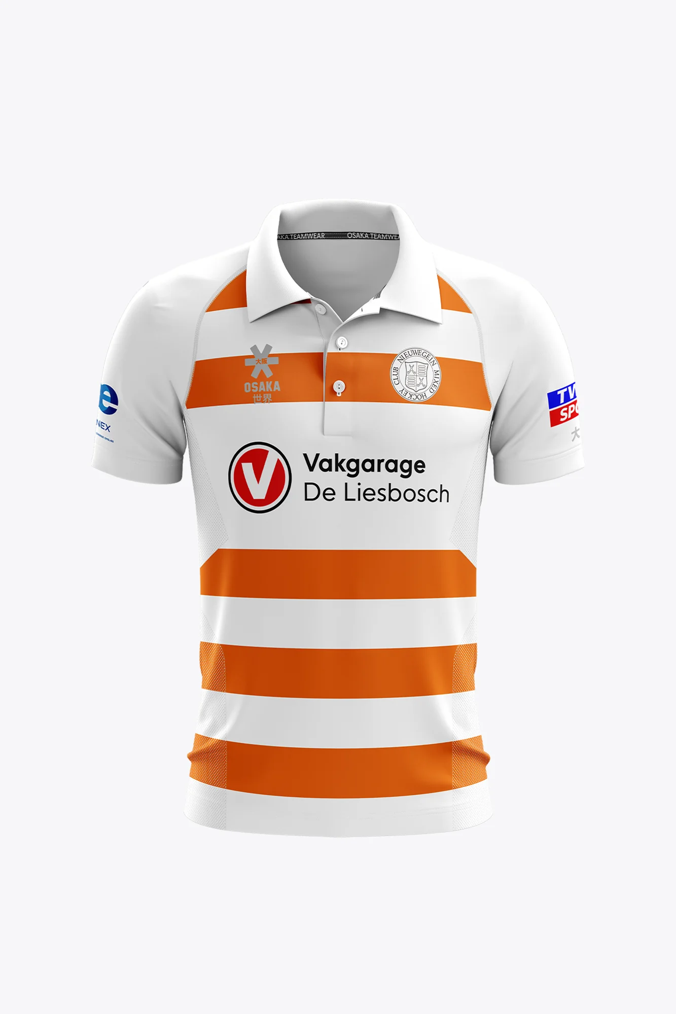 MHCN Women Polo Jersey - White-Orange