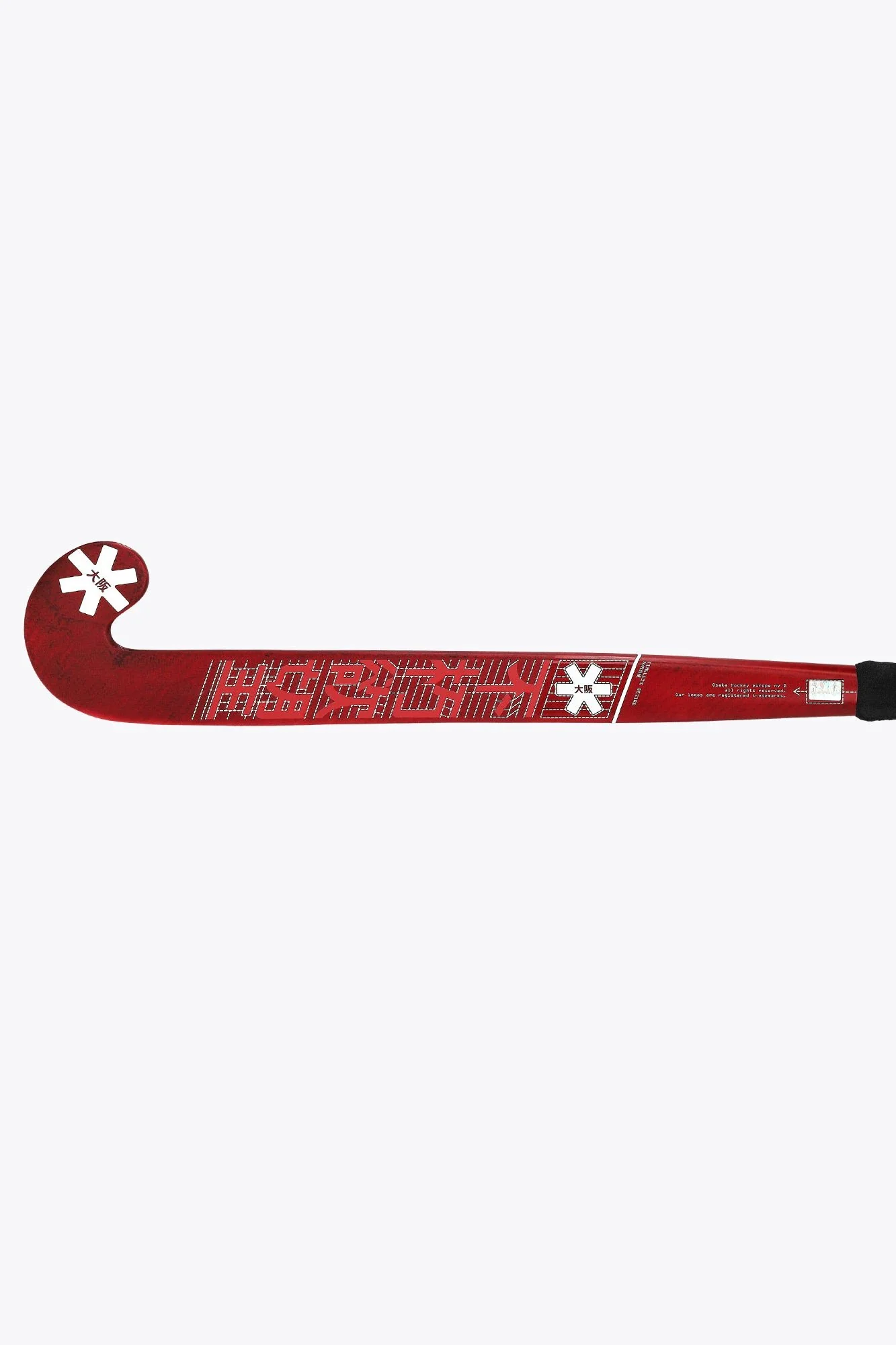 Osaka Field Hockey Stick Low Bow Advanced 85 | Pompeian Red - Image 5