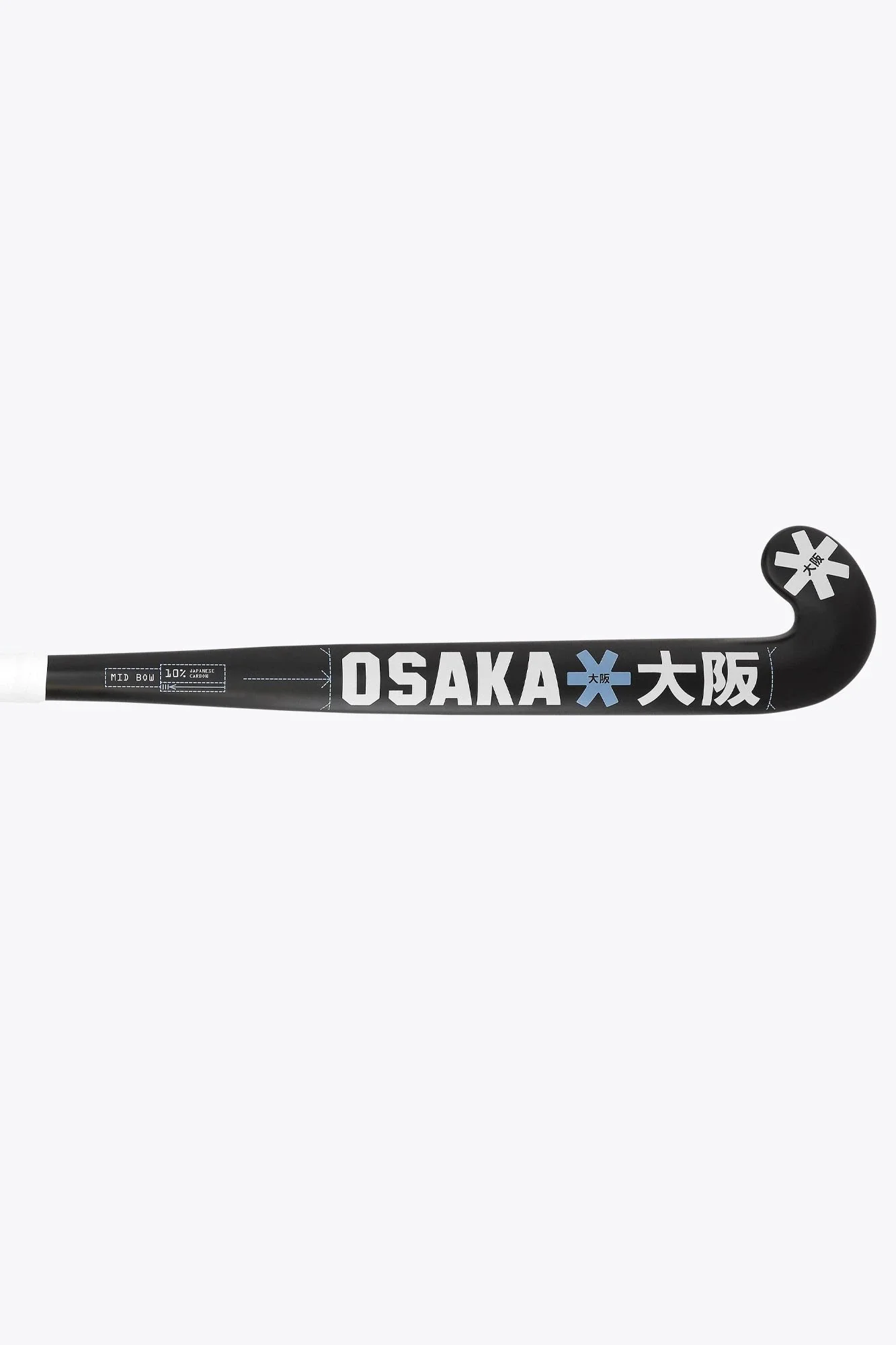 Osaka Field Hockey Stick Mid Bow 10 | Quiet Gray - Image 4