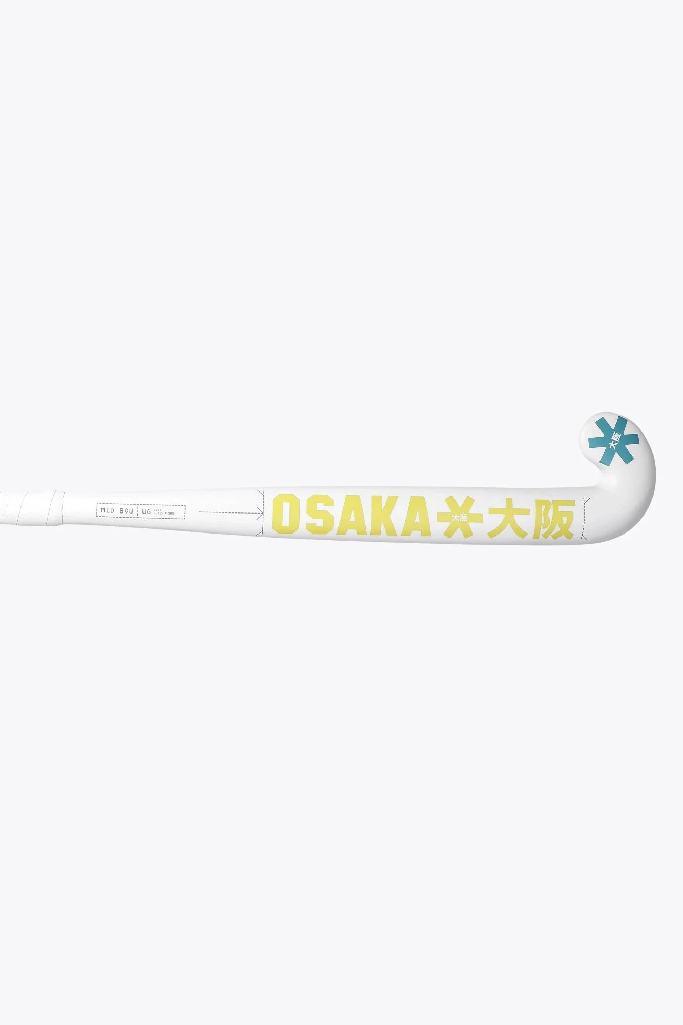 Osaka Field Hockey Stick Mid Bow WG | Shadow Lime - Image 4