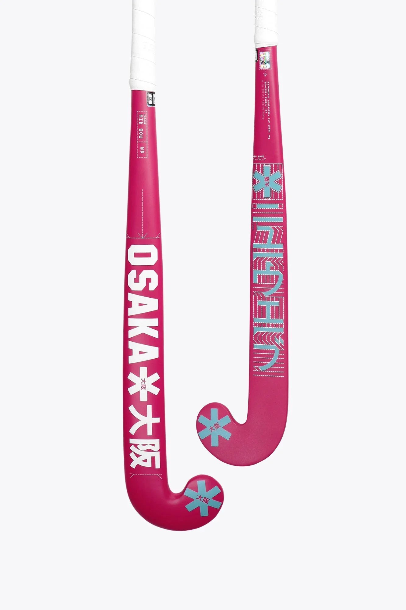 Osaka Indoor Hockey Stick Mid Bow WD | Raspberry