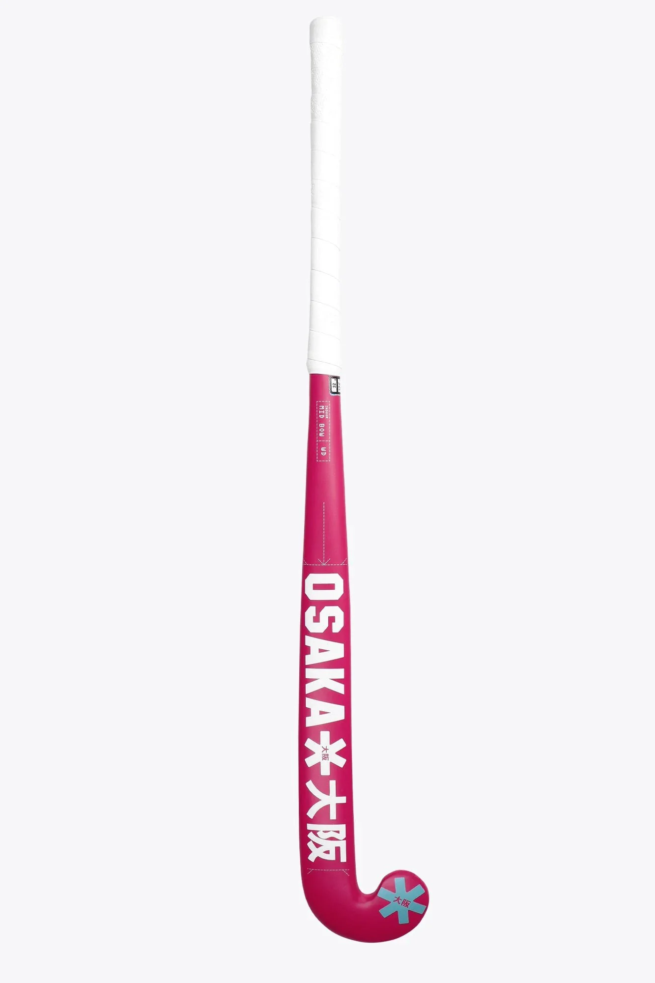 Osaka Indoor Hockey Stick Mid Bow WD | Raspberry - Image 6
