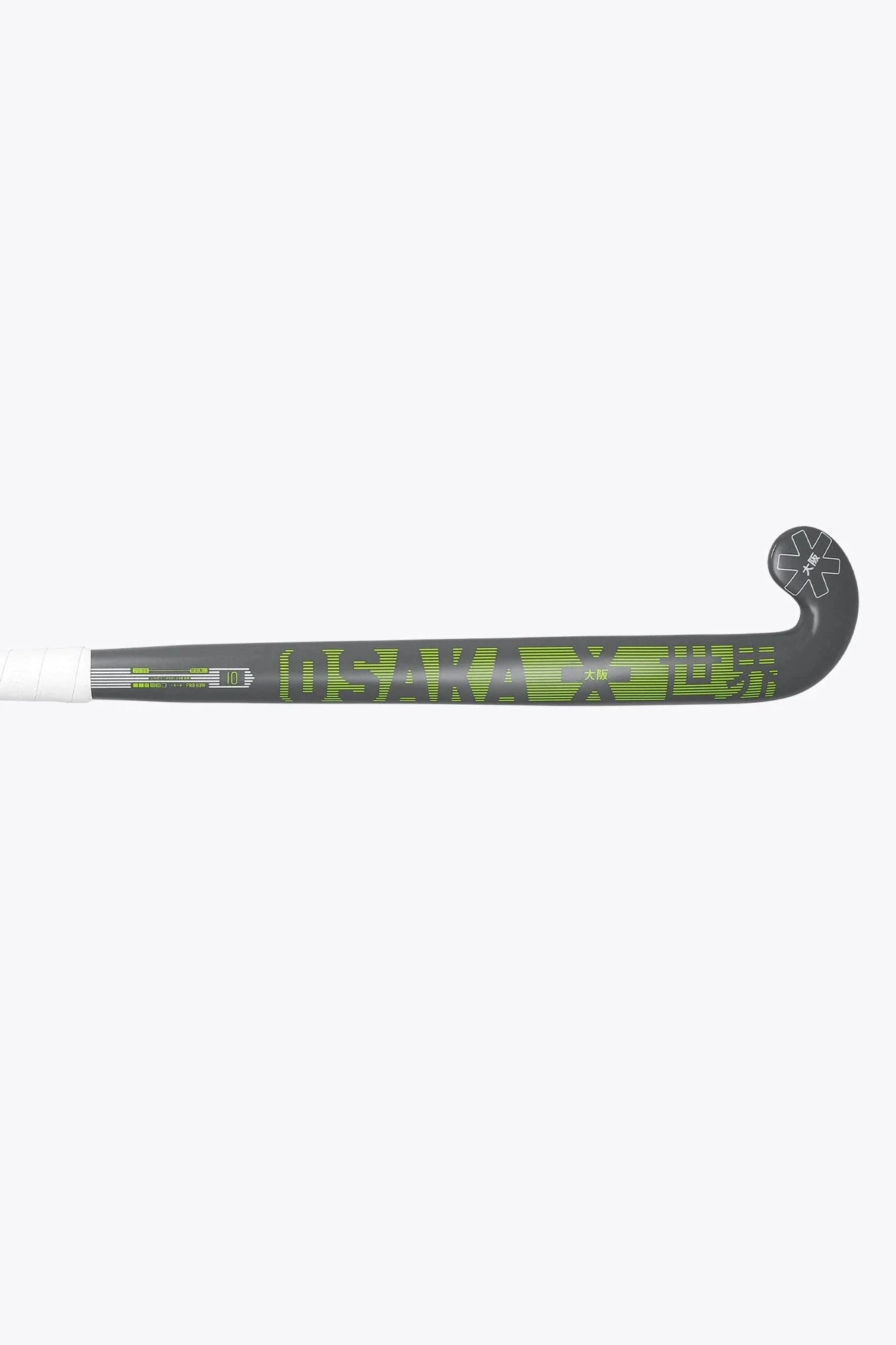 Osaka Indoor Hockey Stick Vision 10 - Pro Bow X | Cool Grey - Image 2