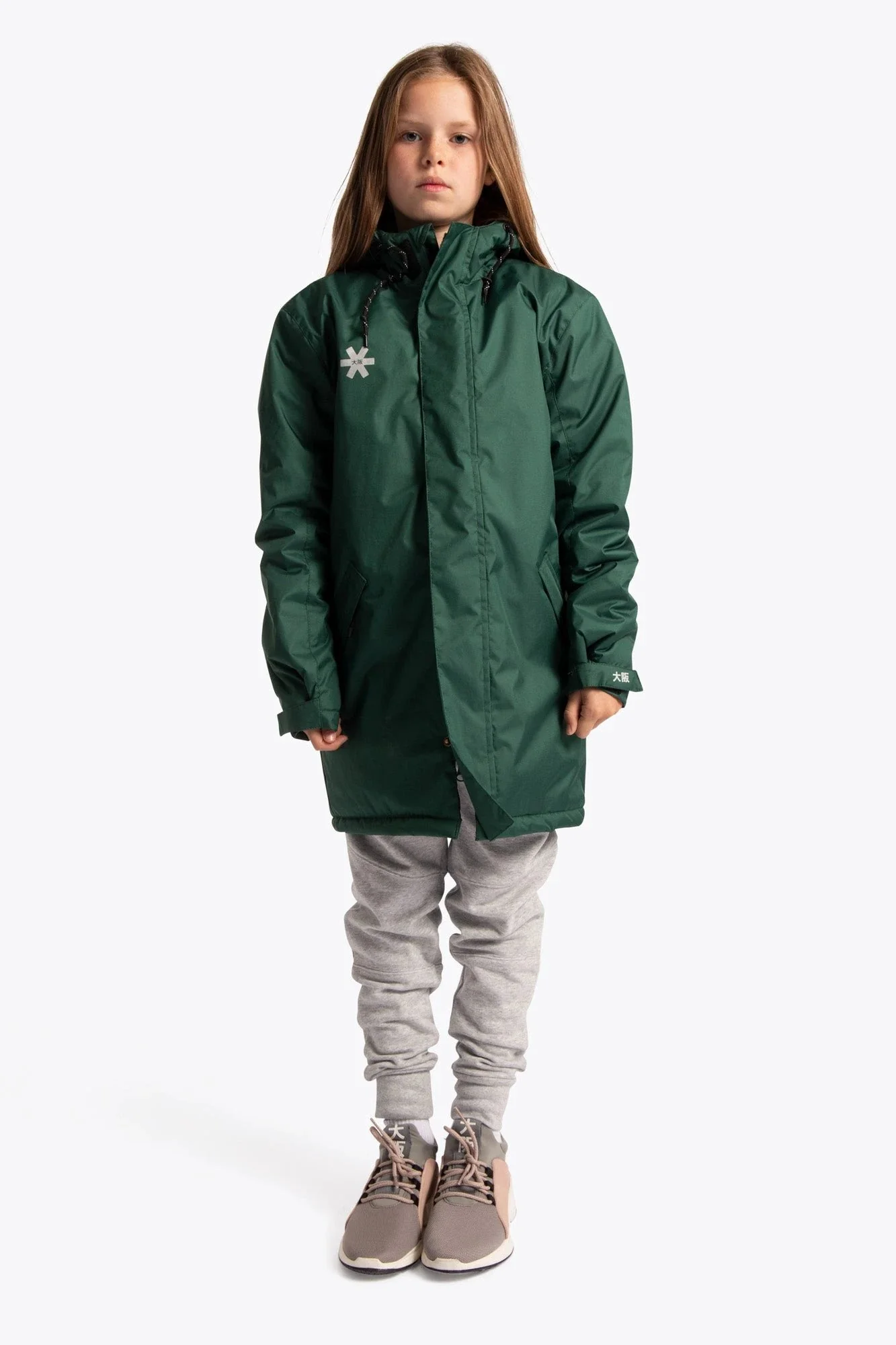Osaka Kids Stadium Jacket | Dark Green - Image 4