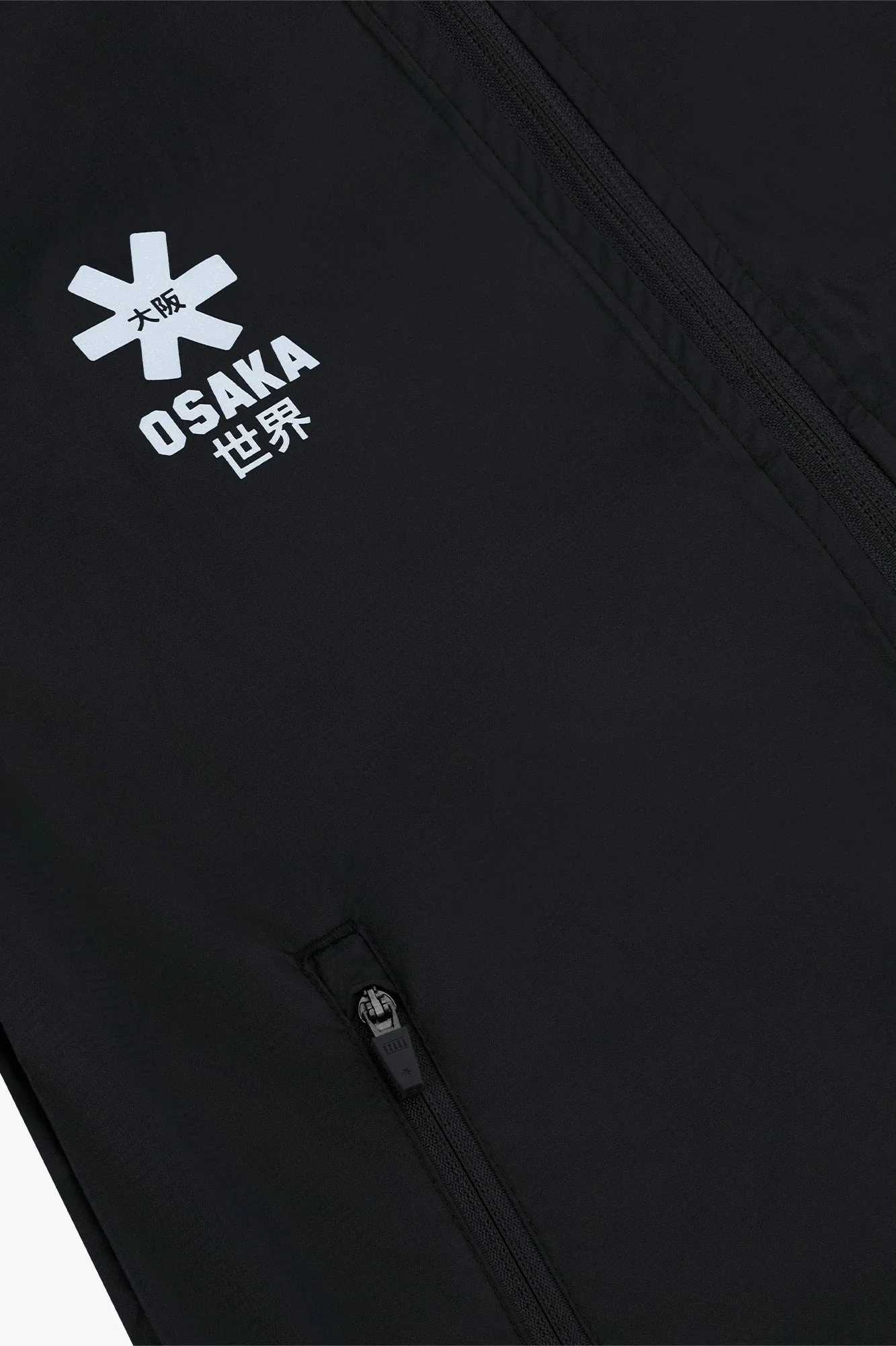 Osaka Kids Training Rain Jacket | Black - Image 5