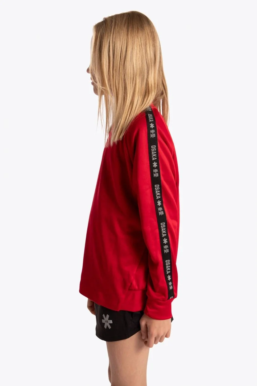 Osaka Kids Training Sweater | Red - Image 5