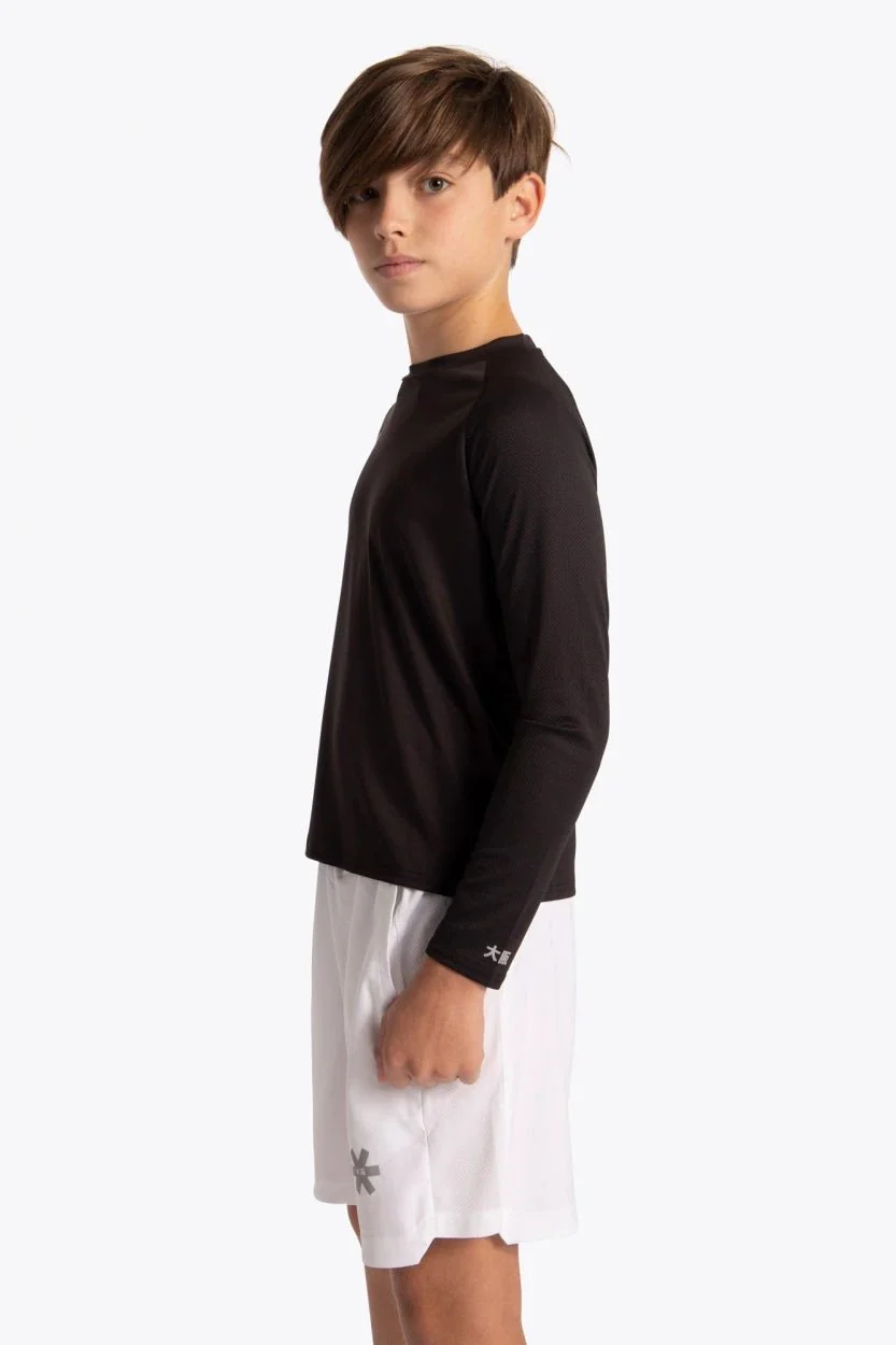 Osaka Kids Training Tee Long Sleeve | Black - Image 6