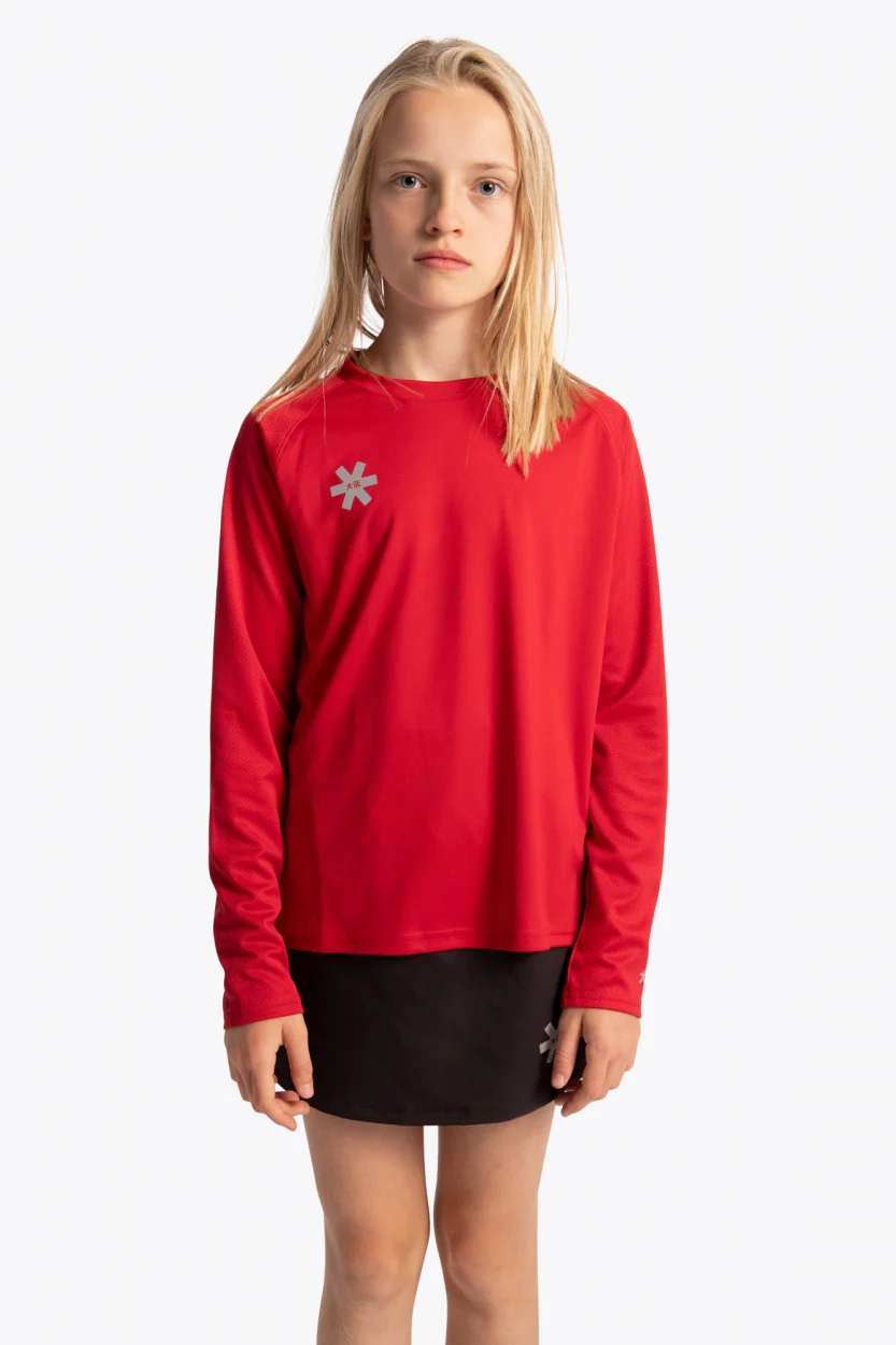 Osaka Kids Training Tee Long Sleeve | Red - Image 3