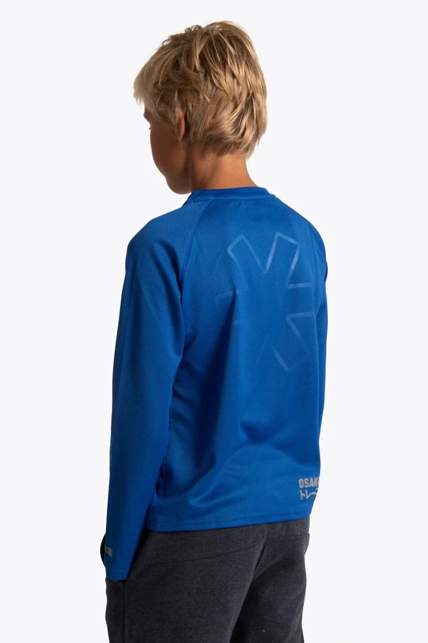 Osaka Kids Training Tee Long Sleeve | Royal Blue - Image 6