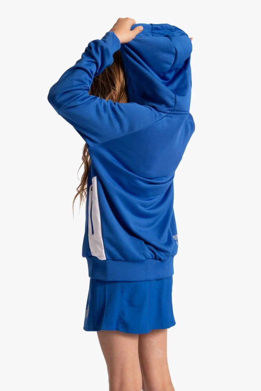 Osaka Kids Training Zip Hoodie | Royal Blue - Image 8