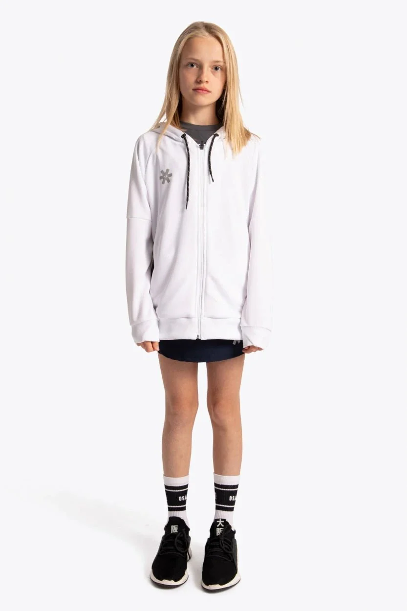 Osaka Kids Training Zip Hoodie | White - Image 5
