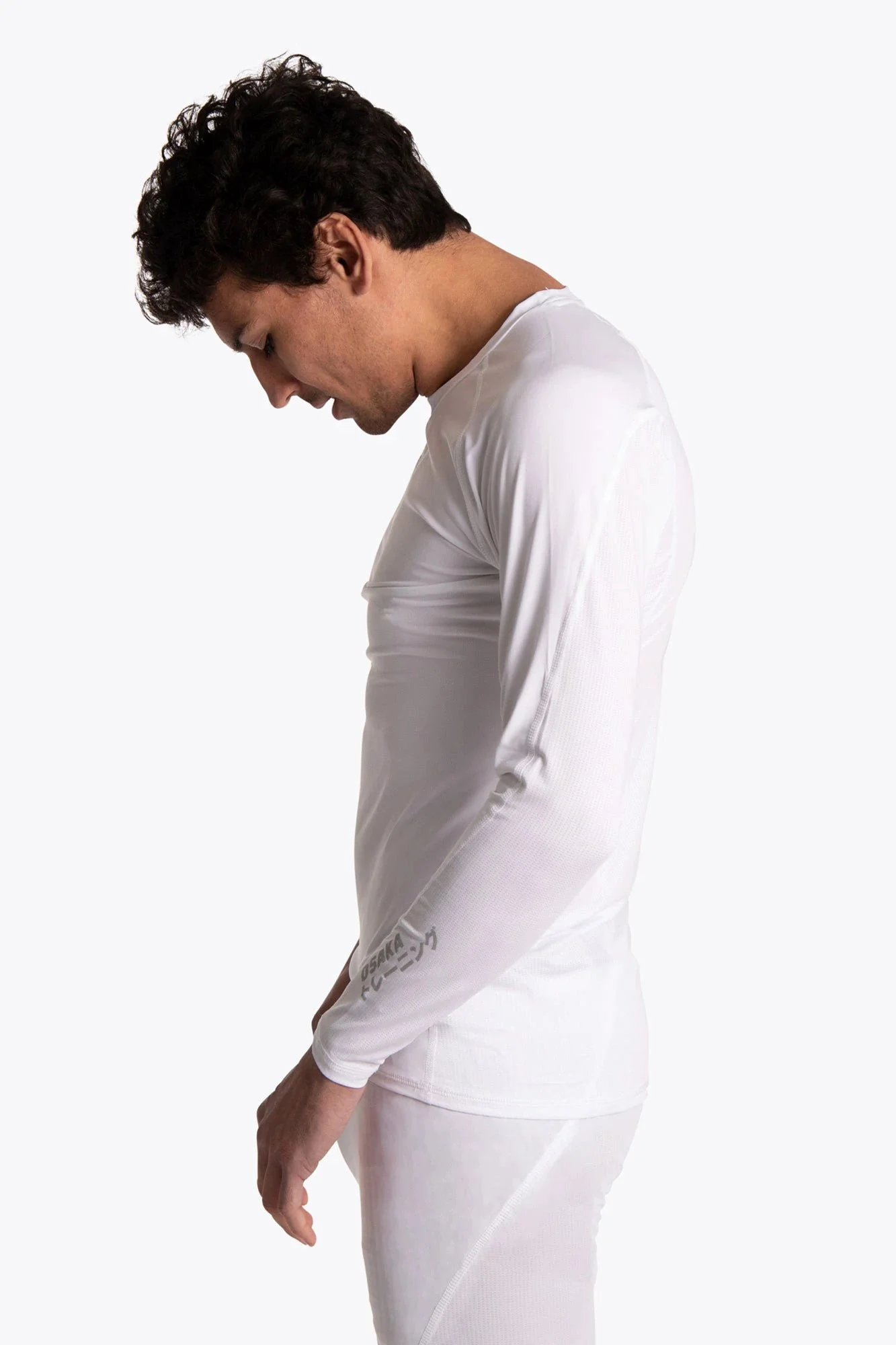 Osaka Men Baselayer Top | White - Image 10