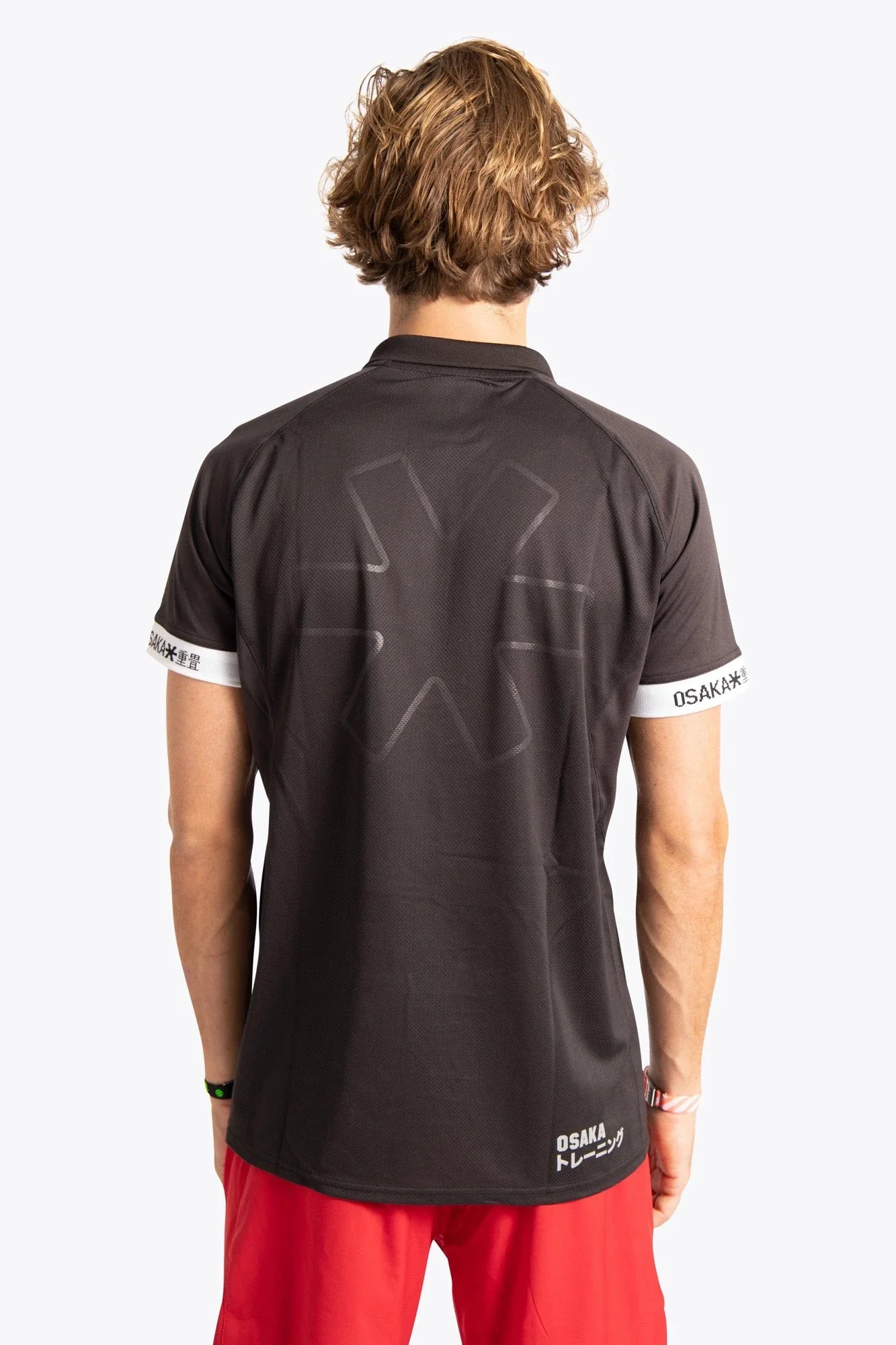 Osaka Men Polo Jersey | Black - Image 4