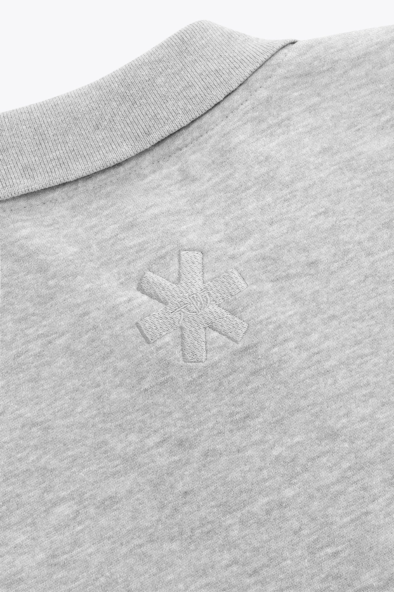 Osaka Men Polo Sweater | Heather Grey - Image 6