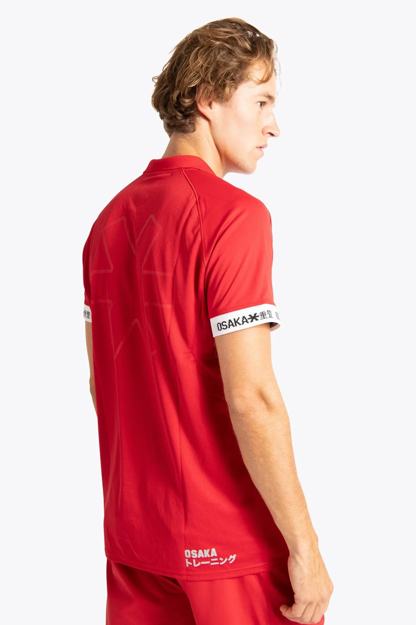 Osaka Men Polo Jersey | Red - Image 7