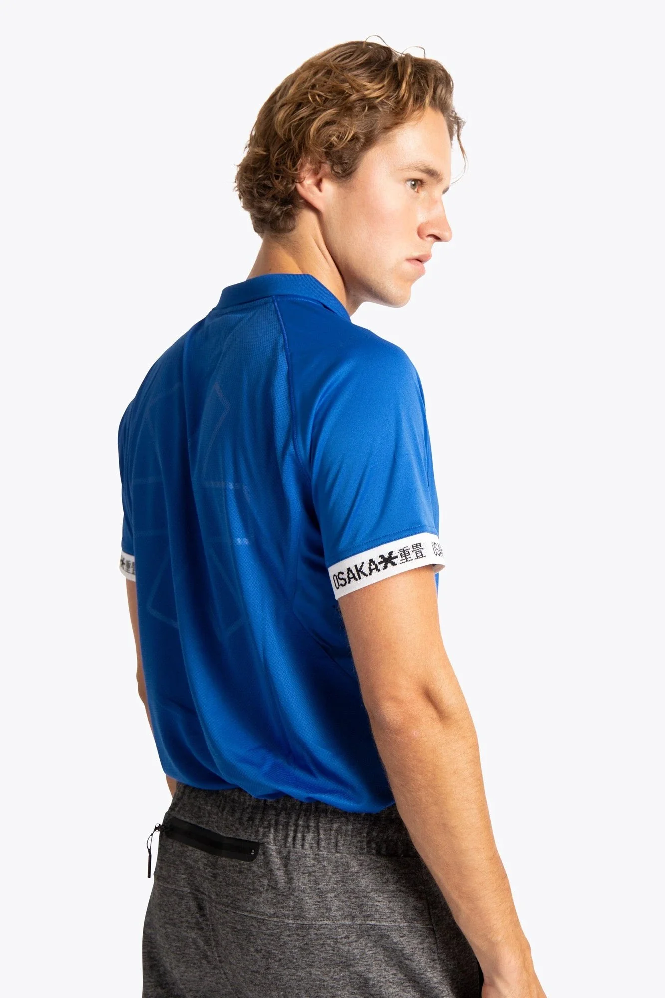 Osaka Men Polo Jersey | Royal Blue - Image 6