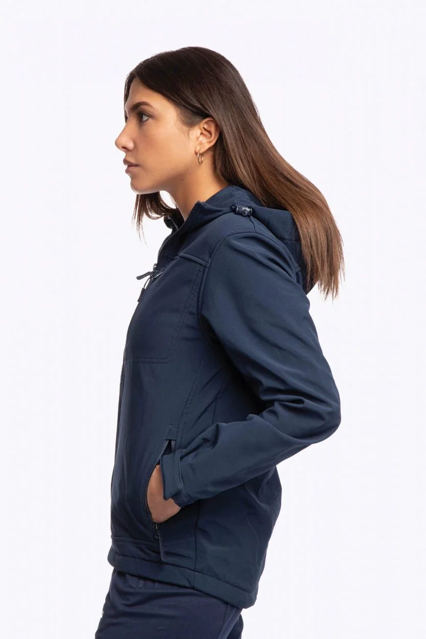 Osaka Unisex Softshell Jacket | Navy - Image 8