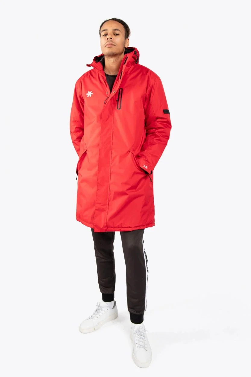 Osaka Unisex Stadium Jacket | Red - Image 5