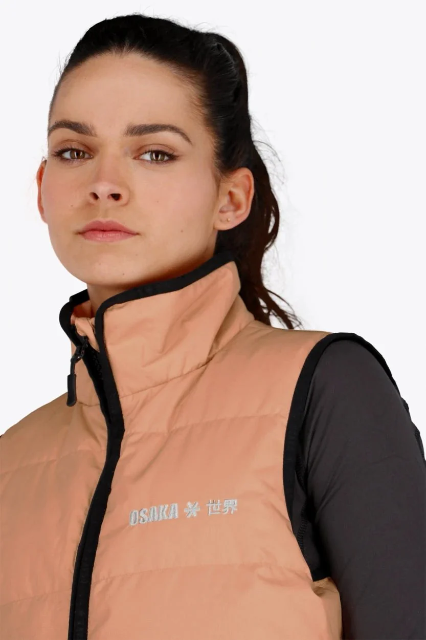 Osaka Women Padded Gilet | Peach - Image 7