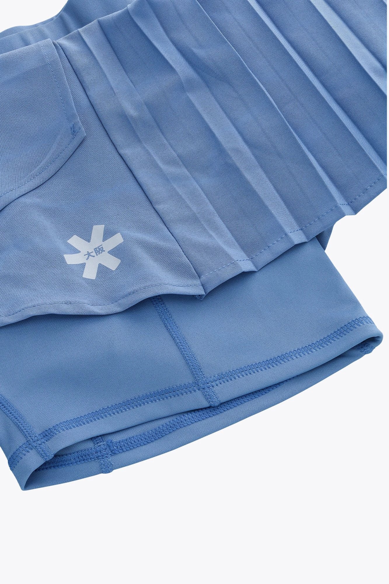 Osaka Women Pleat Flow Skort | Silver Lake Blue - Image 3