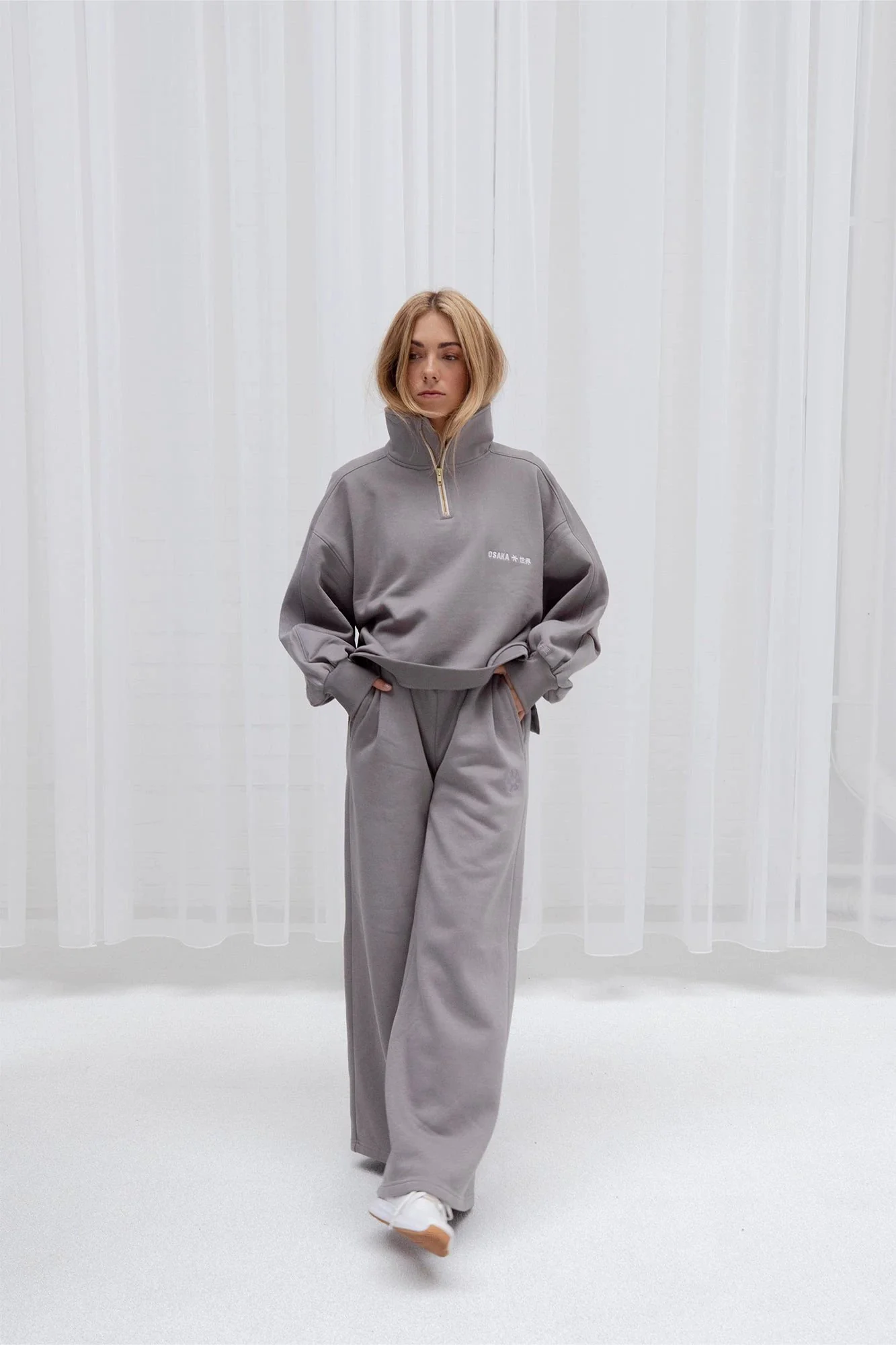 Osaka Women Sweatpants Wide Leg | Cloudburst - Image 7