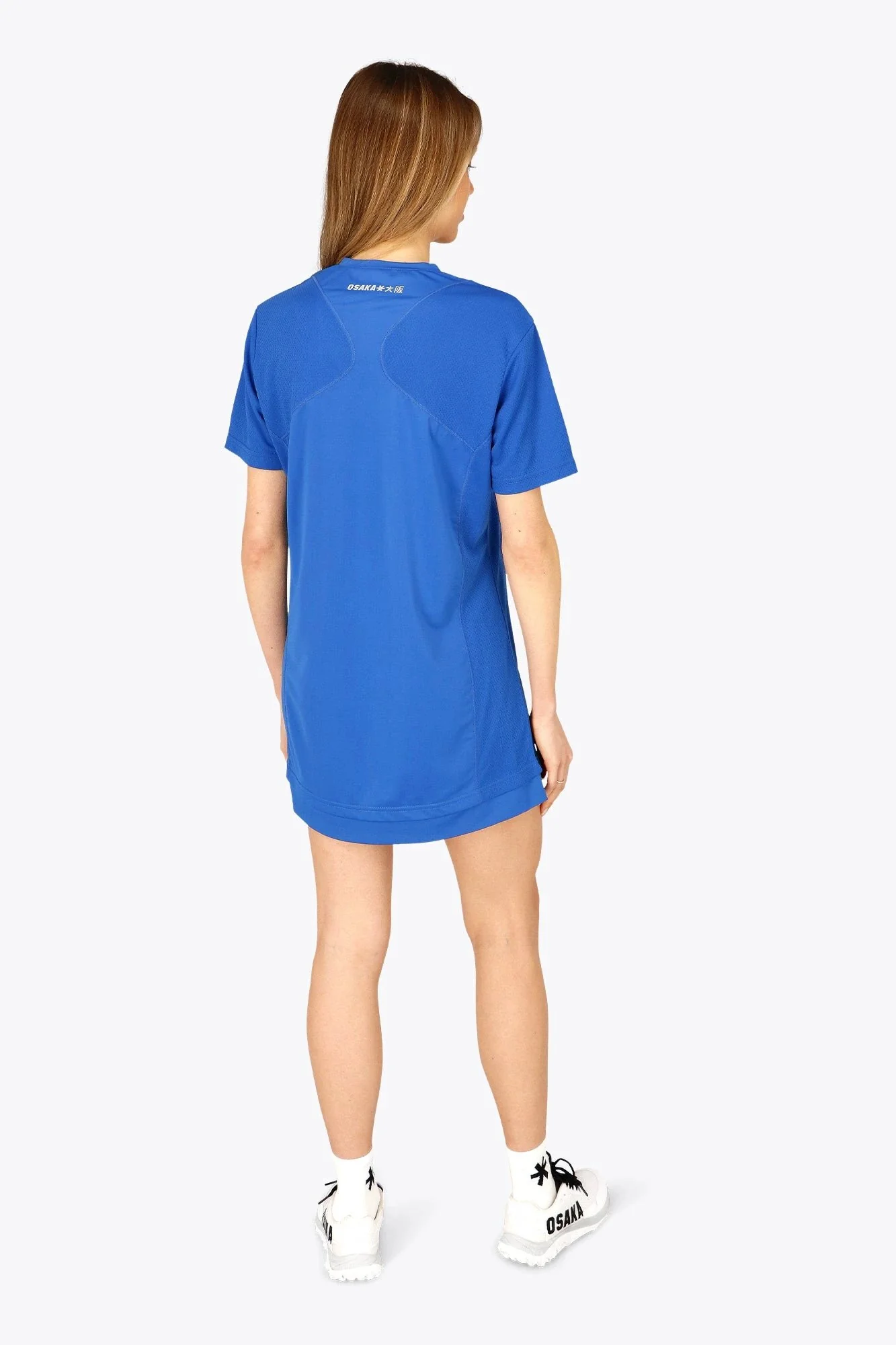 Osaka Women V-Neck Tech Dress | Princess Blue - Image 5