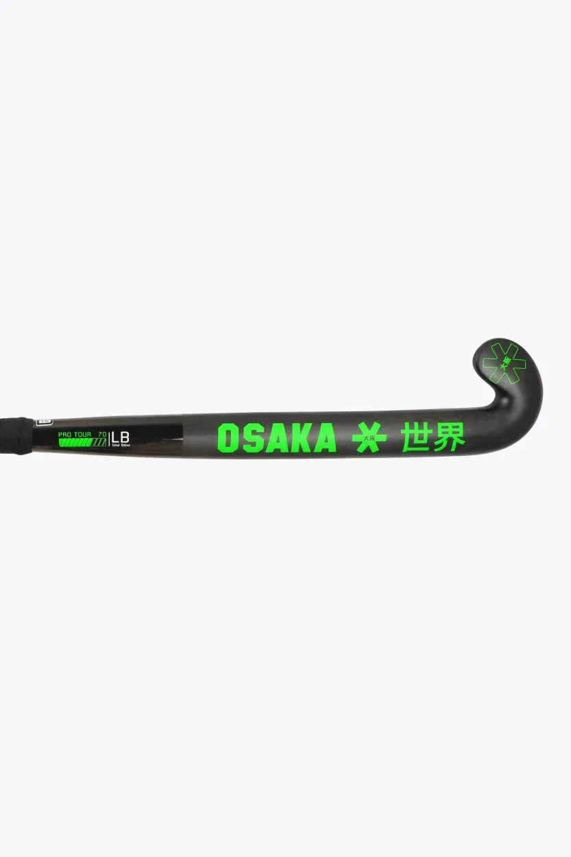 Osaka Field Hockey Stick Pro Tour 70 - Low Bow | Iconic Black - Image 2