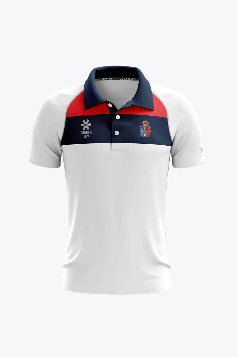 RC Polo Men Polo Jersey - Retro Edition | White