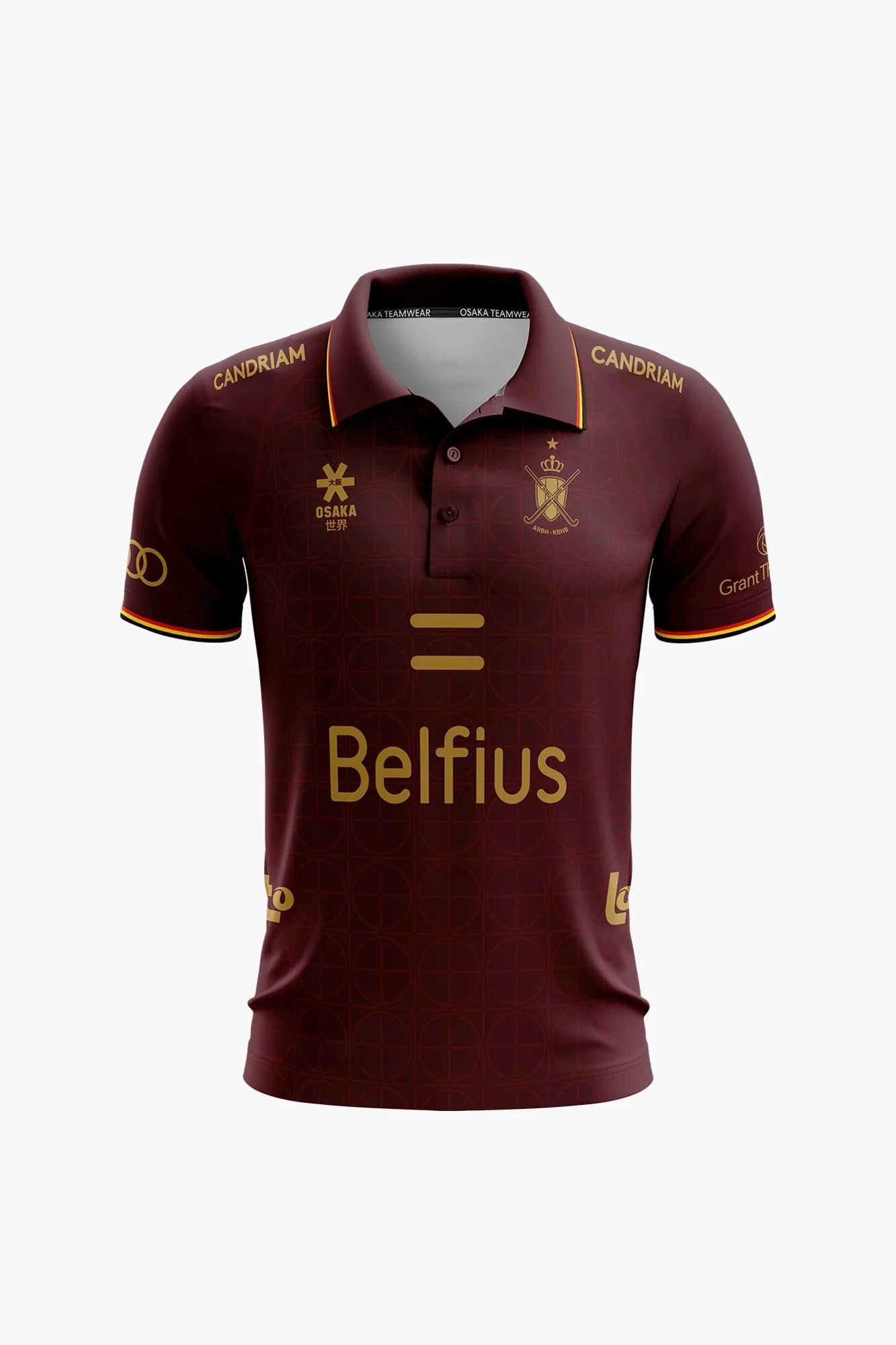 Official Belgium Farewell Games Red Legends Men Polo Jersey | Bordeaux