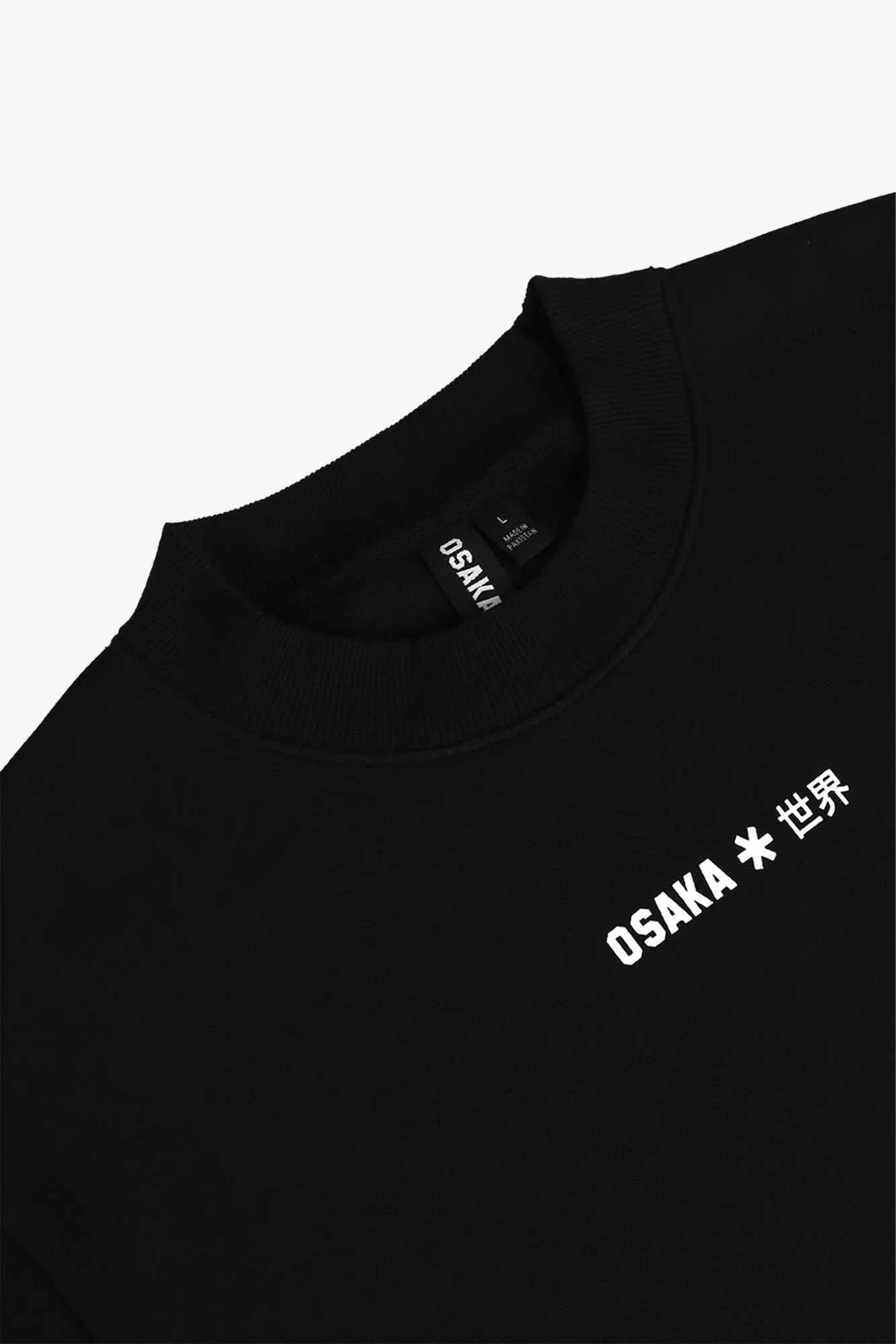 Osaka Unisex Sweater Signature | Black - Image 4