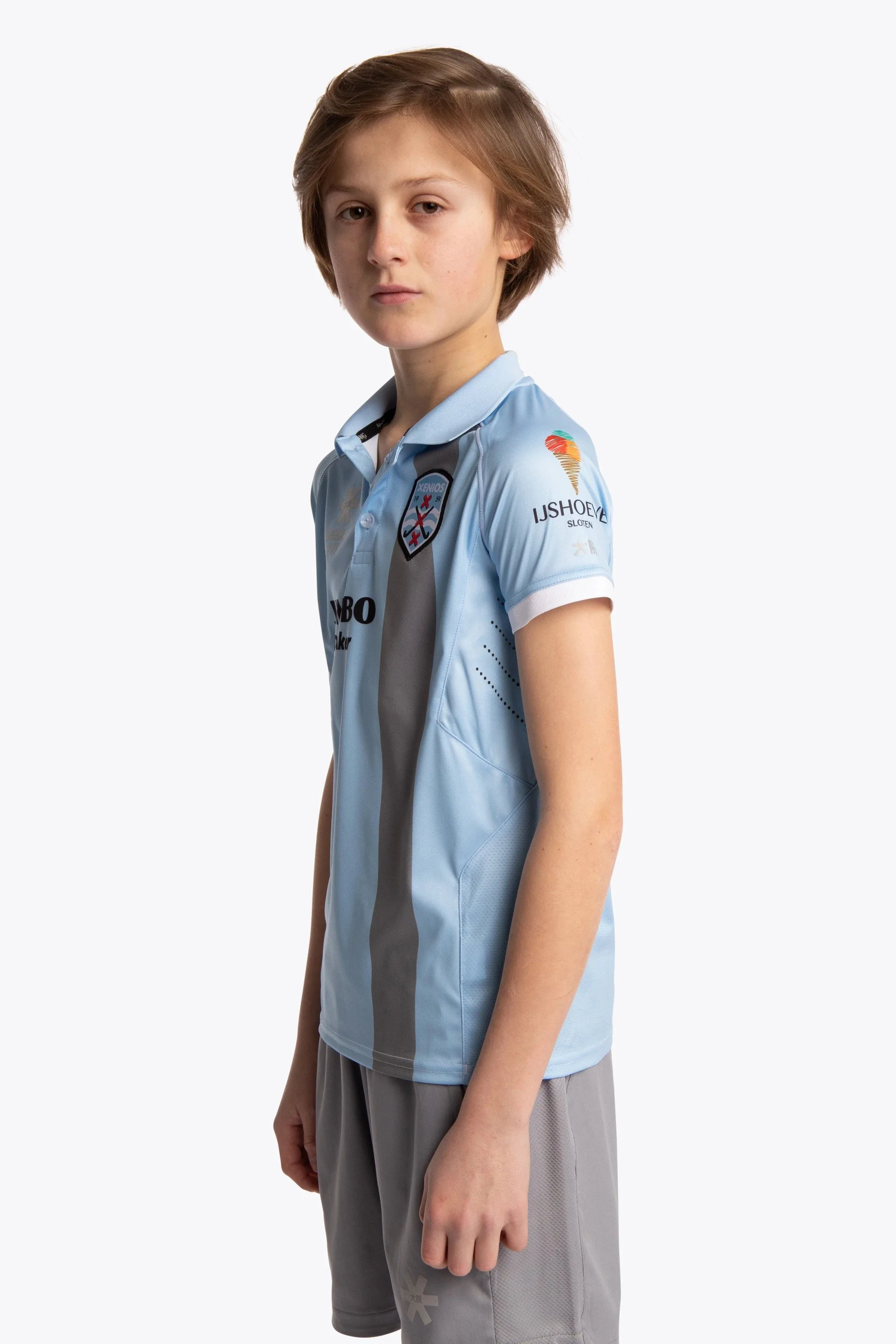Xenios Deshi Polo Jersey - Light Blue / Grey - Image 11