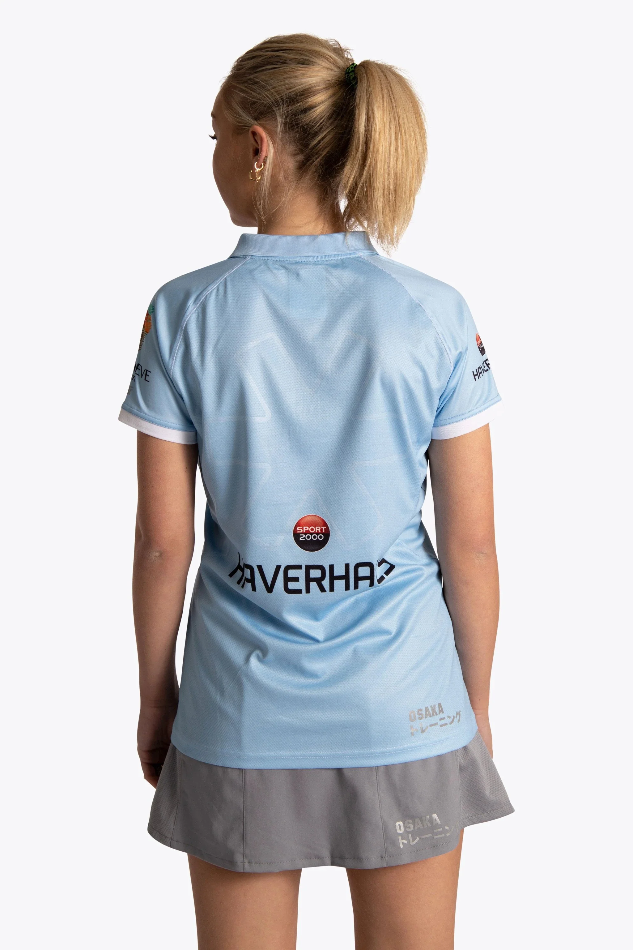 Xenios Women Polo Jersey - Light Blue / Grey - Image 4